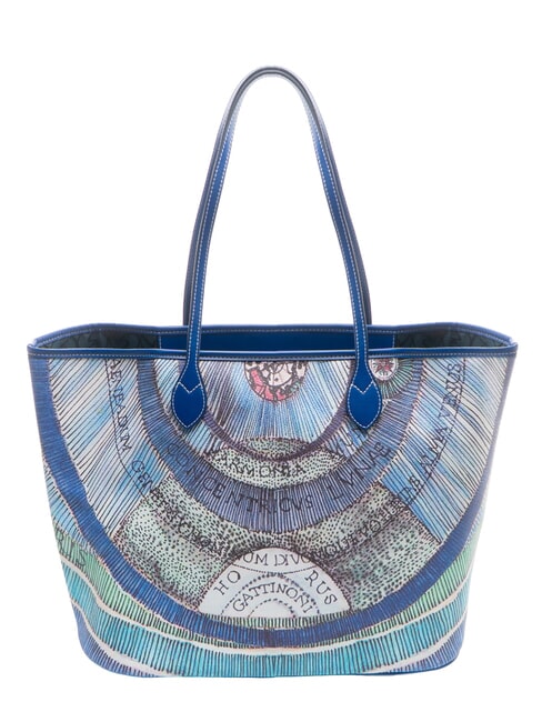 PLANETARIUM Bolsa de compras grande aguamarina/azul marino - Bolsos Mujer