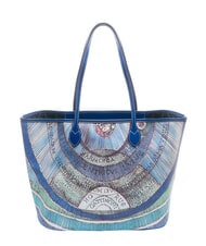 GATTINONI PLANETARIUM Bolsa de compras grande aguamarina/azul marino - Bolsos Mujer - 4