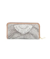 GATTINONI PLANETARIUM Cartera grande con cremallera alrededor tinta sepia/marr&oacute;n claro - Carteras Mujer - 3