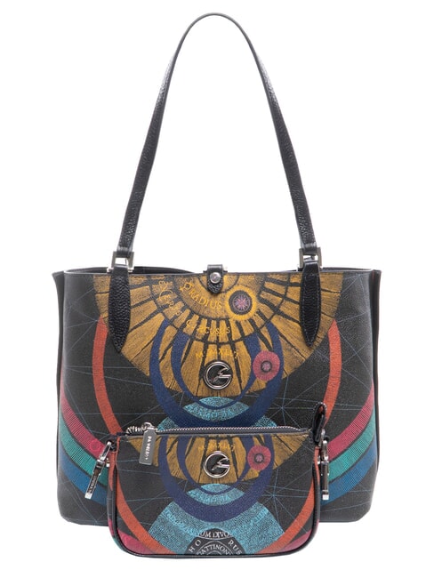 PLANETARIUM Bolso de hombro reversible NEGRO - Bolsos Mujer