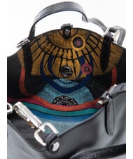 GATTINONI PLANETARIUM Bolso de hombro reversible NEGRO - Bolsos Mujer - 5