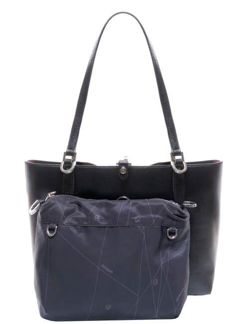 PLANETARIUM Bolso de hombro reversible NEGRO - Bolsos Mujer