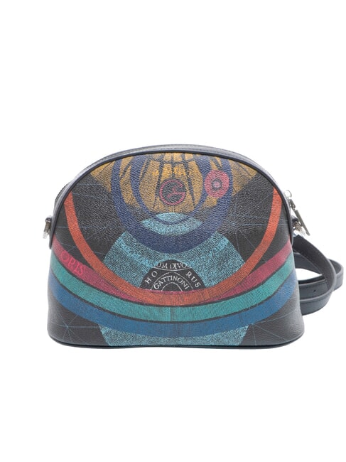 PLANETARIUM Bolso de hombro planeta.impresi&oacute;n negra - Bolsos Mujer