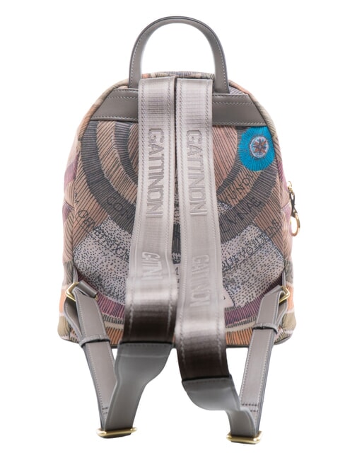 PLANETARIUM Mochila acuarela salvaje/ topo oscuro - Bolsos Mujer