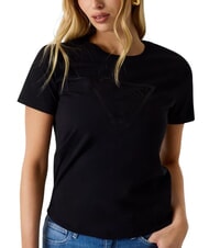GUESS NEW BASIC Camiseta de manga corta, algod&oacute;n puro jetbla - camiseta - 4