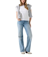 GUESS NEW BASIC Camiseta de manga corta, algod&oacute;n puro purwhite - camiseta - 3