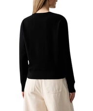 GUESS BASIC TRIANGLE Sudadera de cuello redondo jetbla - Sudaderas de mujer - 2