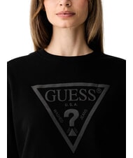 GUESS BASIC TRIANGLE Sudadera de cuello redondo jetbla - Sudaderas de mujer - 4