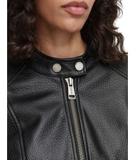 GUESS MARLENE CARIBOU Chaqueta de piel sint&eacute;tica, corte regular. jetbla - Chaquetas de mujer - 5