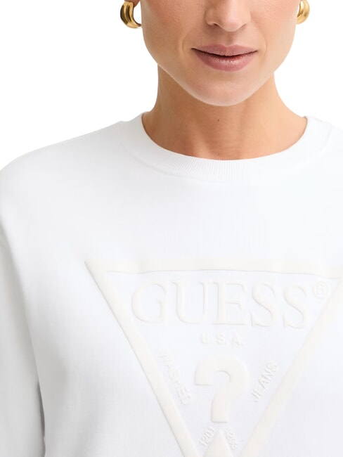 BASIC TRIANGLE Sudadera de cuello redondo purwhite - Sudaderas de mujer