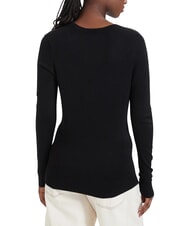 GUESS KATIE Jersey de cuello redondo y corte ajustado jetbla - Su&eacute;teres de mujer - 2