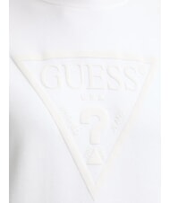 GUESS BASIC TRIANGLE Sudadera de cuello redondo purwhite - Sudaderas de mujer - 5