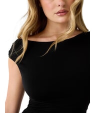 GUESS RITA vestido de hombros anchos jetbla - Ropa de mujer - 4