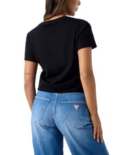 GUESS SNAKE SCRIPT Camiseta de manga corta, algod&oacute;n puro jetbla - camiseta - 2