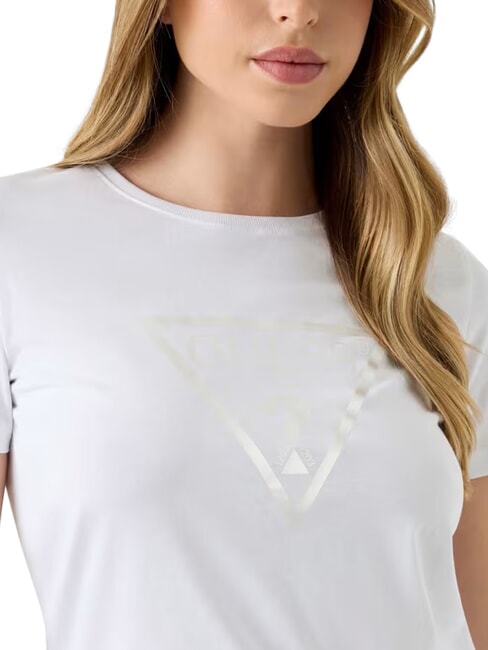 NEW BASIC Camiseta de manga corta, algod&oacute;n puro purwhite - camiseta