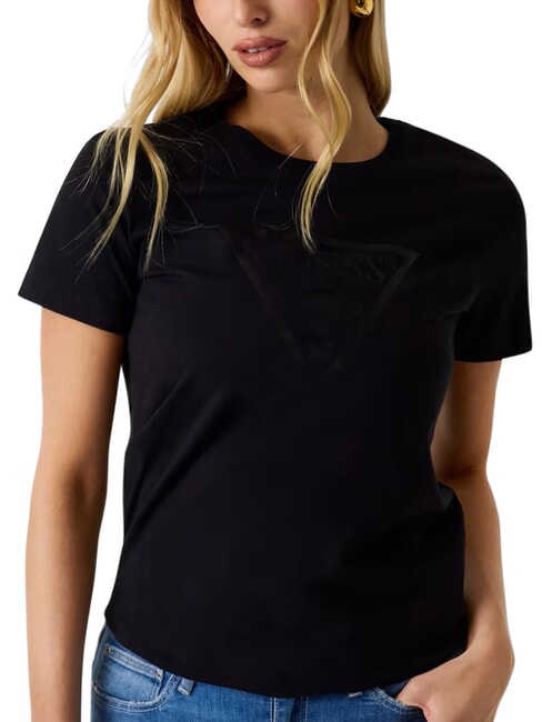 NEW BASIC Camiseta de manga corta, algod&oacute;n puro jetbla - camiseta
