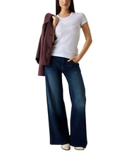 GUESS GLITTER LOGO Camiseta de manga corta con brillo purwhite - camiseta - 3
