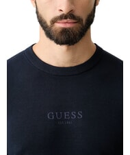 GUESS MASON PRINTED Jersey de cuello redondo smartblue - Su&eacute;teres de los hombres - 4