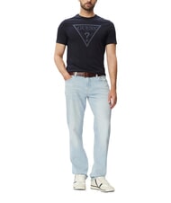GUESS CORE Camiseta de manga corta, algod&oacute;n puro smartblue - camiseta - 3