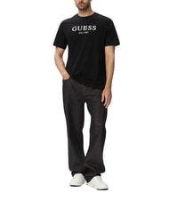 GUESS LOGO Camiseta de manga corta, algod&oacute;n puro jetbla - camiseta - 3