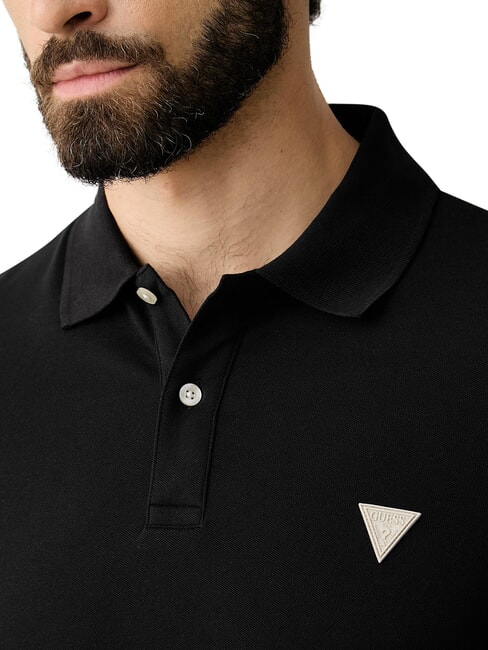 BASIC Polo de algod&oacute;n jetbla - camisa polo