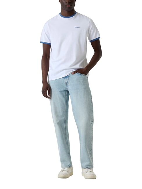 BASIC Camiseta de manga corta, algod&oacute;n puro purwhite - camiseta