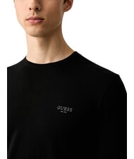 GUESS CORE Camiseta de manga larga, ajustada jetbla - Su&eacute;teres de los hombres - 4