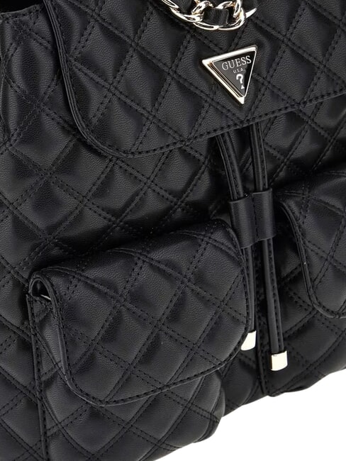 GIULLY 2 Mochila con bolsillos delanteros NEGRO - Bolsos Mujer