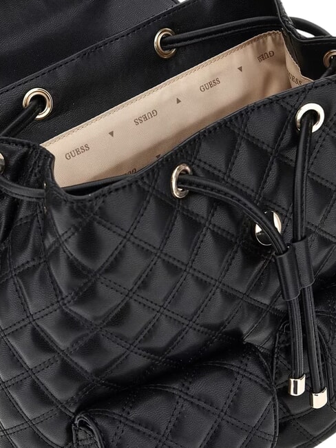 GIULLY 2 Mochila con bolsillos delanteros NEGRO - Bolsos Mujer
