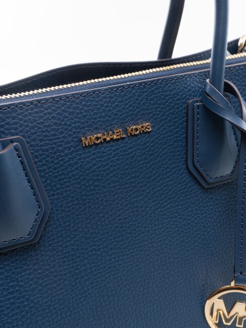 MERCER Bolso de hombro de piel marina de guerra - Bolsos Mujer