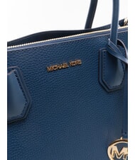 MICHAEL KORS MERCER Bolso de hombro de piel marina de guerra - Bolsos Mujer - 3