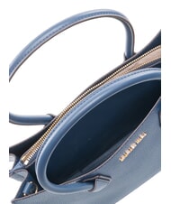 MICHAEL KORS MERCER Bolso de hombro de piel marina de guerra - Bolsos Mujer - 5