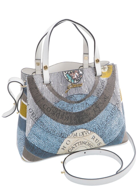 PLANETARIUM Bolso de mano con correa para el hombro Luna/blanca - Bolsos Mujer