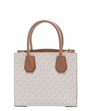 MICHAEL KORS MERCER Bolso bandolera con correa para el hombro vainilla - Bolsos Mujer - 3