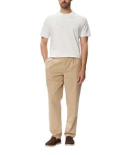 GUESS LOGO Camiseta de manga corta, algod&oacute;n puro purwhite - camiseta - 3