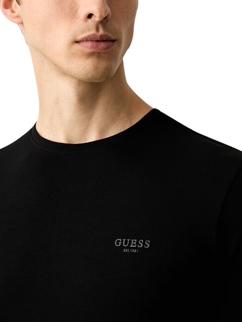 CORE Camiseta de manga corta, ajustada jetbla - camiseta