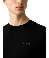 GUESS CORE Camiseta de manga corta, ajustada jetbla - camiseta - 4