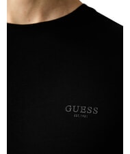 GUESS CORE Camiseta de manga corta, ajustada jetbla - camiseta - 5