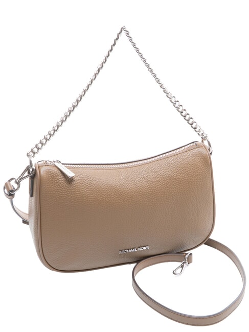 CHAIN Bolso de cuero madera flotante - Bolsos Mujer