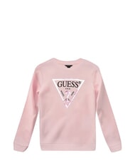 GUESS CORE KIDS Sudadera con estampado de logotipo en tri&aacute;ngulo ballet rosa - Sudadera Beb&eacute; - 4