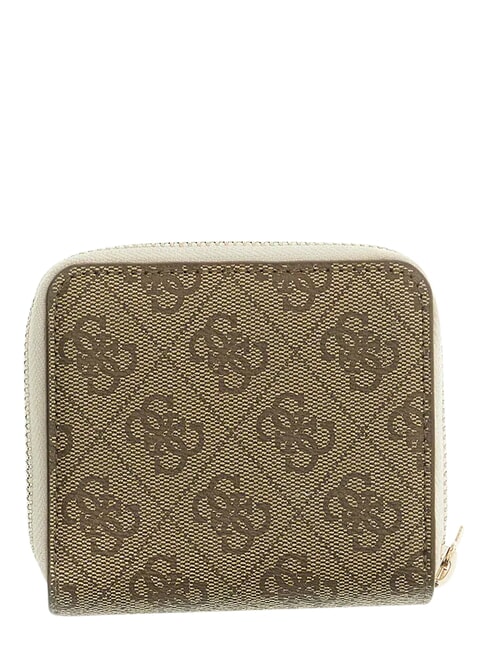 KIDS Cartera compacta con cierre de cremallera 4g aop beige blanco - Carteras Mujer
