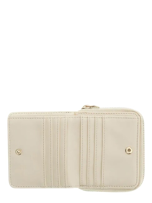 KIDS Cartera compacta con cierre de cremallera 4g aop beige blanco - Carteras Mujer