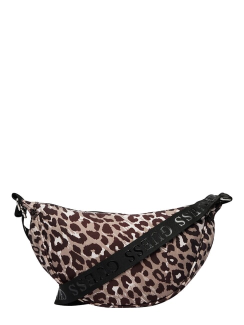 GIRL ALLOVER Bolso de hombro ajustable clases con estampado de leopardo - Bolsos Mujer