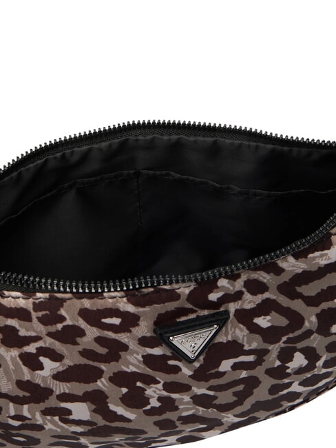 GIRL ALLOVER Bolso de hombro ajustable clases con estampado de leopardo - Bolsos Mujer