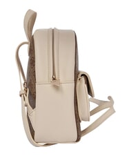 GUESS GIRL Mochila con bolsillo frontal 4g aop beige blanco - Bolsos Mujer - 4