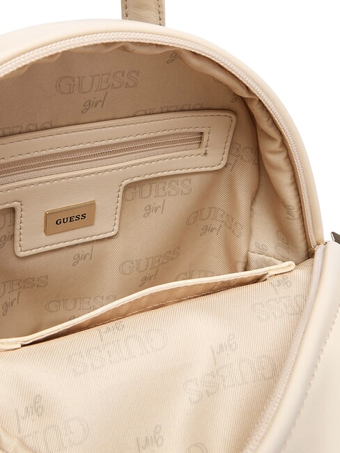 GIRL Mochila con bolsillo frontal 4g aop beige blanco - Bolsos Mujer