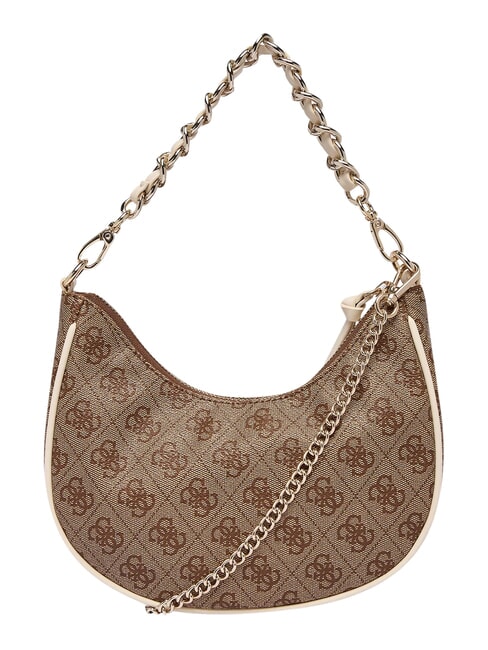 GIRL Bolso de hombro con correa de cadena 4g aop beige blanco - Bolsos Mujer
