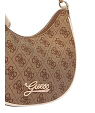 GUESS GIRL Bolso de hombro con correa de cadena 4g aop beige blanco - Bolsos Mujer - 7