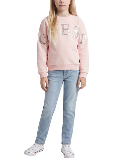 KIDS ACTIVE Sudadera de cuello redondo, puro algod&oacute;n. ballet rosa - Sudadera Beb&eacute;