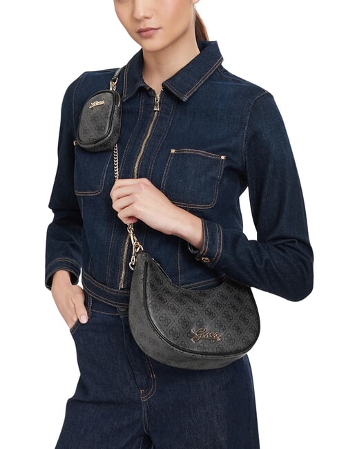 GIRL Bolso de hombro con correa de cadena jetbla - Bolsos Mujer